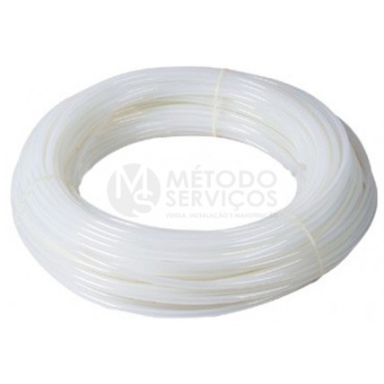 TUBO DE POLIETILENO 3/8" COR NATURAL  (PEBD)